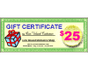Cheque Cadeau $ 25.00 Cheque Cadeau $ 25.00