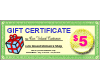 Cheque Cadeau $ 5.00 Cheque Cadeau $ 5.00